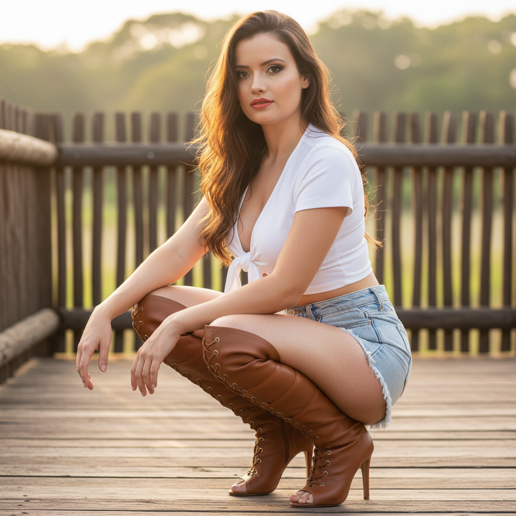 Portrait Woman Golden Hour 2