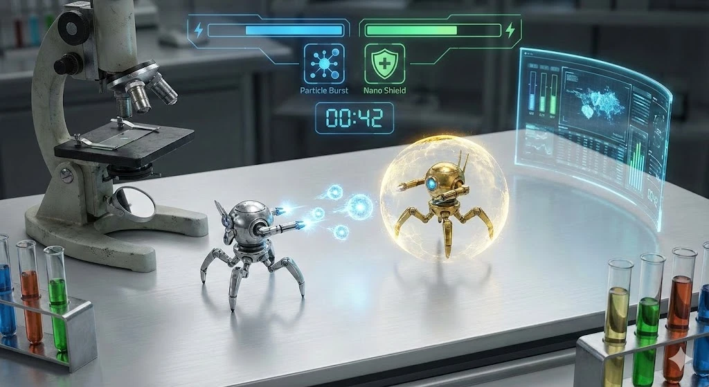 Abstract Experimental Glowing