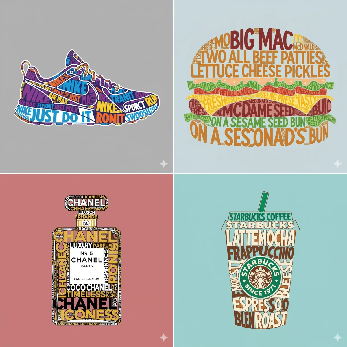 Product Typographic Illustration