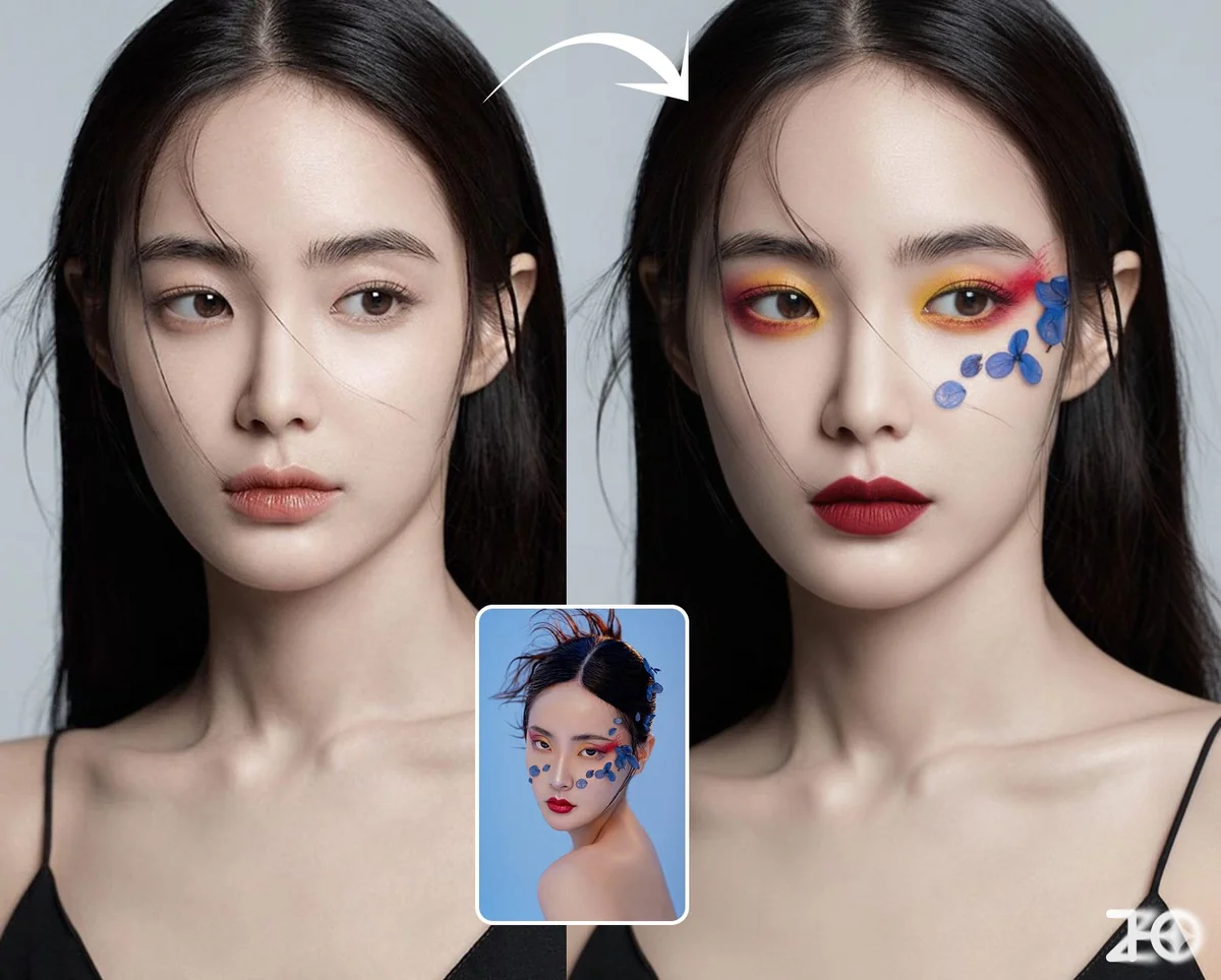 Person Apply Makeup Image